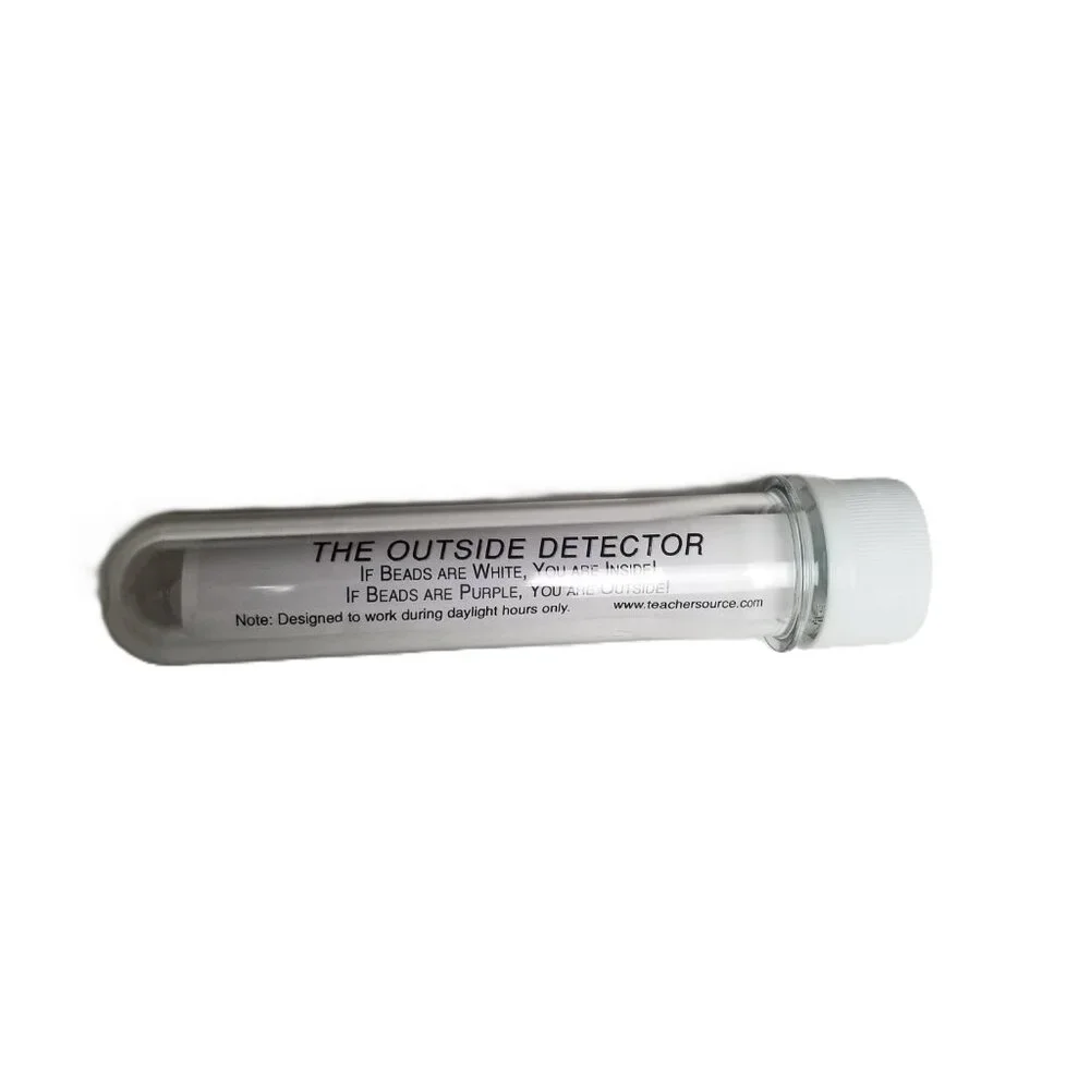 TeacherSource UV Detection Tubes 8 Pack Science Education STEM Learning